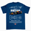 Camiseta Básica Unissex Red Bull Racing FORMULA 1 TEAM W  azul marinho