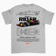Camiseta Básica Unissex Red Bull Racing FORMULA 1 TEAM W  cinza