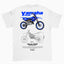 Camiseta Básica Unissex Yamaha YZ  v2 branca