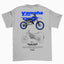 Camiseta Básica Unissex Yamaha YZ  v2 cinza