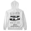 Moletom Básico Com Capuz Unissex Audi R8-BRANCO