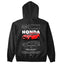 Moletom Básico Com Capuz Unissex Honda Civic Type R W-PRETO