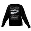 Moletom Gola Redonda Unissex Lamborghini Aventador WHITE V-PRETO