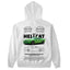 Moletom Básico Com Capuz Unissex Dodge Charger SRT HELLCAT-BRANCO