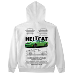 Moletom Básico Com Capuz Unissex Dodge Charger SRT HELLCAT