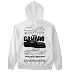 Moletom Básico Com Capuz Unissex Chevrolet Camaro Z28 2015 BLACK