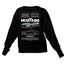 Moletom Gola Redonda Unissex Ford Mustang GT500 SHELBY W-PRETO