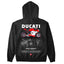 Moletom Básico Com Capuz Unissex Ducati Panigale W-PRETO