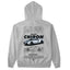 Moletom Básico Com Capuz Unissex Bugatti Chiron v2 black-CINZA