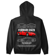Moletom Básico Com Capuz Unissex Ferrari Enzo W