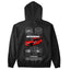 Moletom Básico Com Capuz Unissex Mitsubishi Lancer R-PRETO