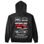Moletom Básico Com Capuz Unissex Mercedes Benz C 63 black-PRETO