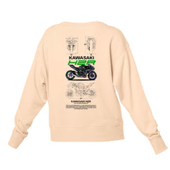 Moletom Gola Redonda Unissex Kawasaki H2R