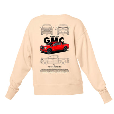 Moletom Gola Redonda Unissex GMC Sierra AT4X BLACK-PEROLA