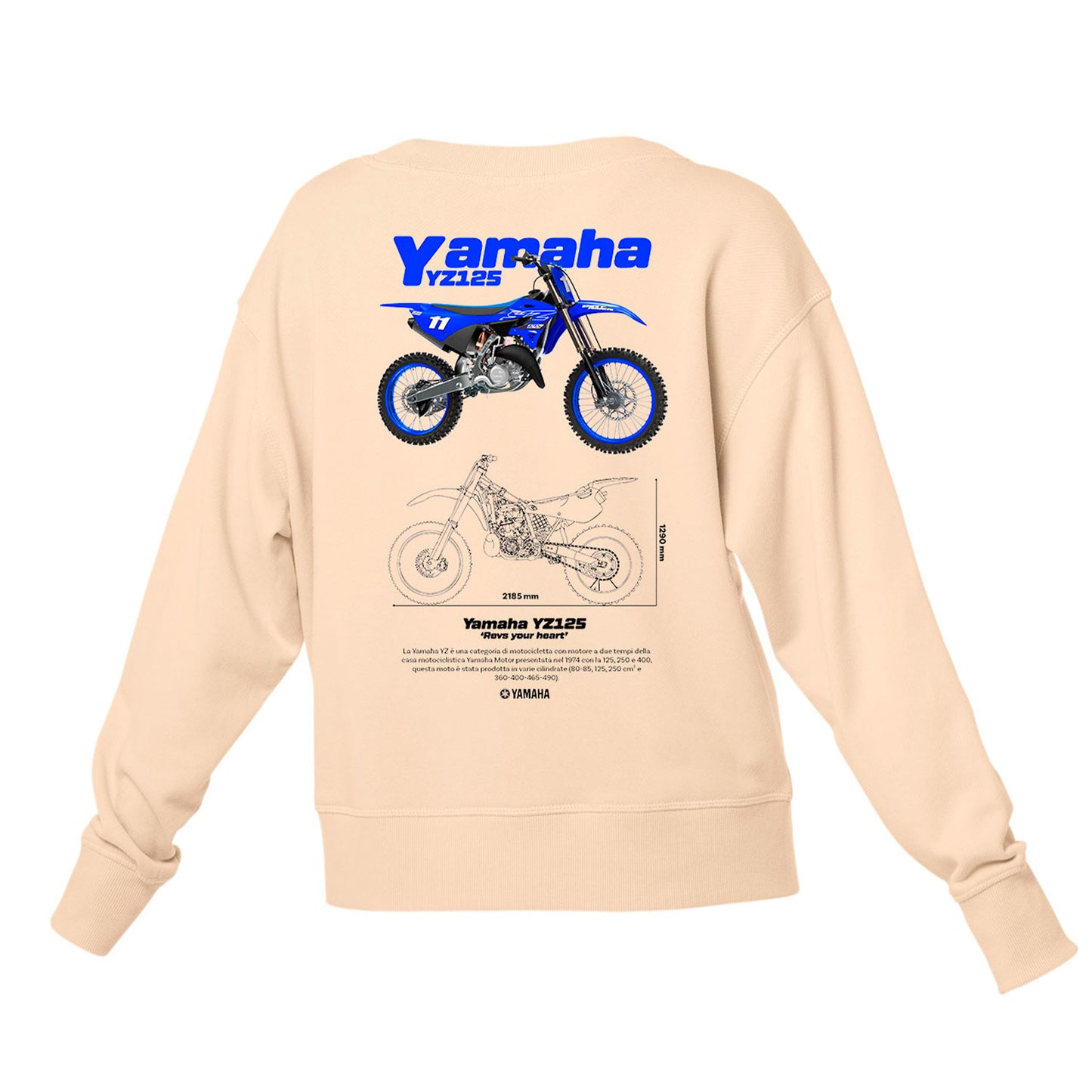 Moletom Gola Redonda Unissex YAMAHA YZ  v2