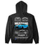 Moletom Básico Com Capuz Unissex Ford Mustang GT500 SHELBY W-PRETO