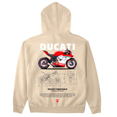 Moletom Básico Com Capuz Unissex Ducati Panigale W