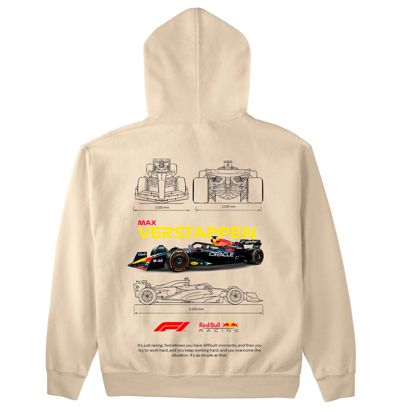 Moletom Básico Com Capuz Unissex F1 Red Bull VERSTAPPEN-PEROLA