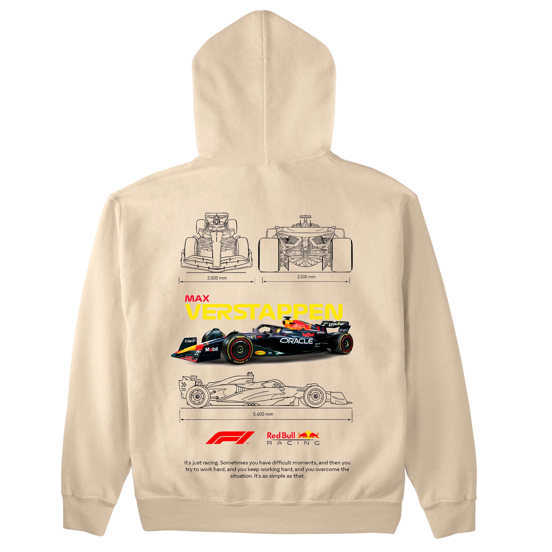 Moletom Básico Com Capuz Unissex F1 Red Bull VERSTAPPEN-PEROLA