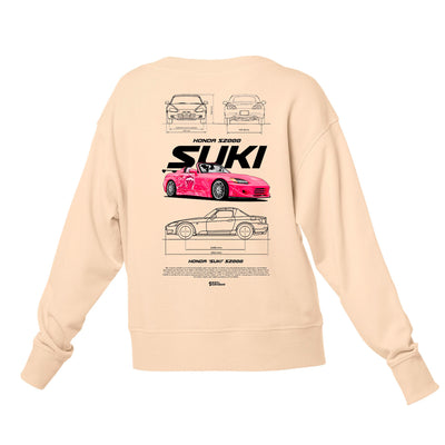 Moletom Gola Redonda Unissex Honda SUKI S2000 2-PEROLA