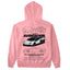Moletom Básico Com Capuz Lamborghini Aventador WHITE V- ROSA BEBE