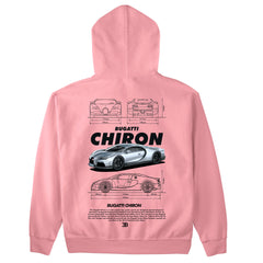 Moletom Básico Com Capuz Unissex Bugatti Chiron v2 black