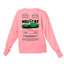 Moletom Gola Redonda Unissex Dodge Charget SRT HELLCAT-ROSA BEBE