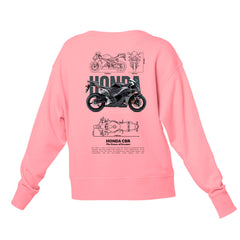 Moletom Gola Redonda Unissex Honda CBR Template 3 G