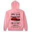 Moletom Básico Com Capuz Unissex Mercedes Benz C 63 black-ROSA BEBE