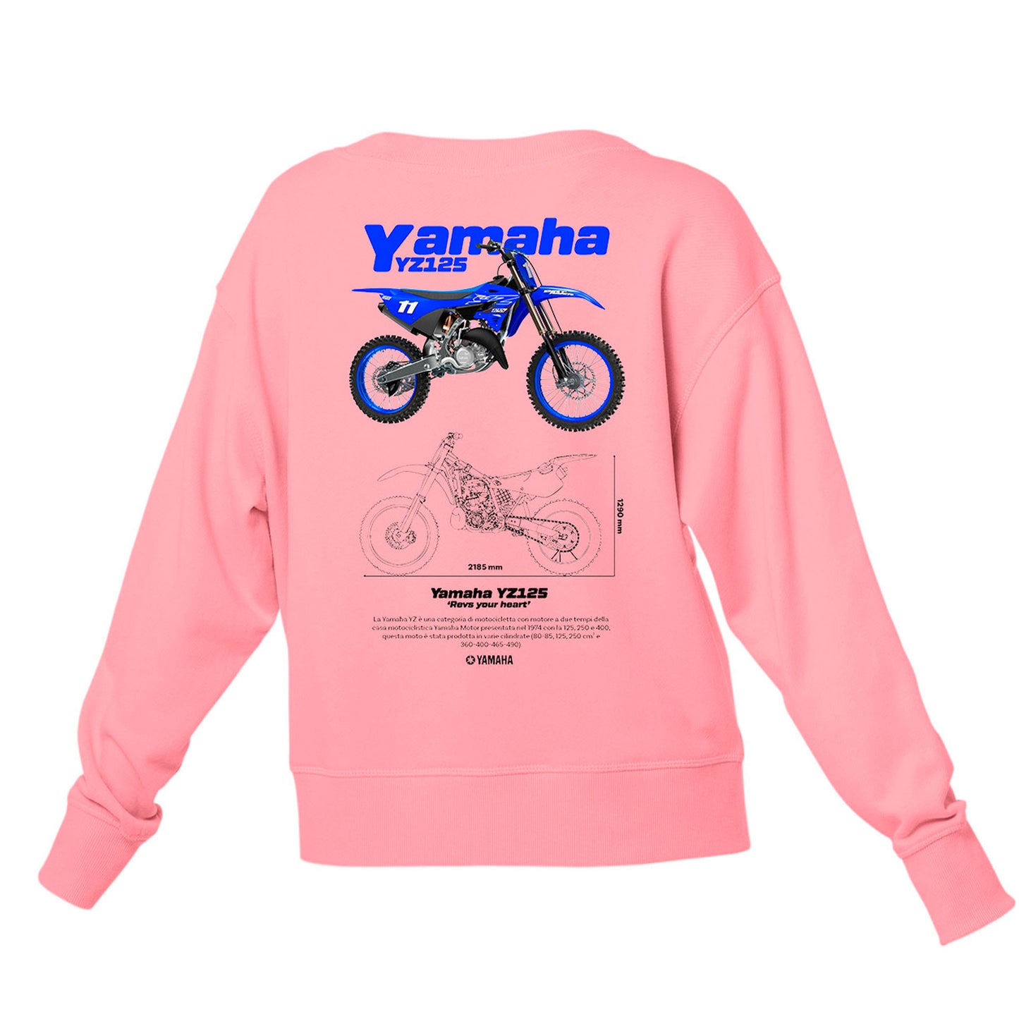 Moletom Gola Redonda Unissex YAMAHA YZ  v2