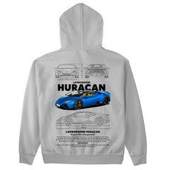 Moletom Básico Com Capuz Unissex Lamborghini Huracan W