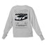 Moletom Gola Redonda Unissex Lamborghini Aventador WHITE V-CINZA