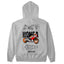 Moletom Básico Com Capuz Unissex Honda CBR Template PNG White-CINZA