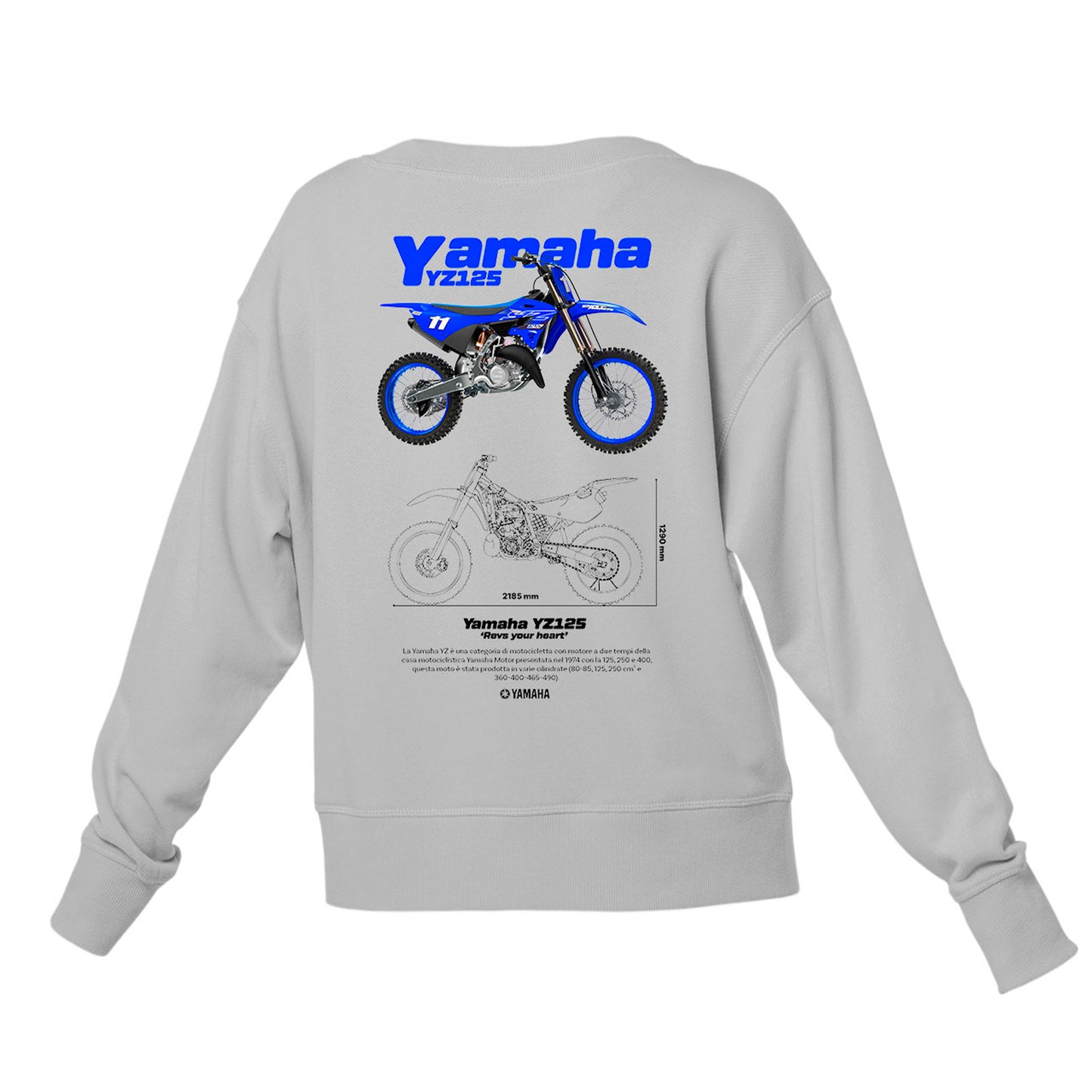 Moletom Gola Redonda Unissex YAMAHA YZ  v2