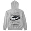 Moletom Básico Com Capuz Lamborghini Aventador WHITE V-CINZA