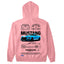 Moletom Básico Com Capuz Unissex Ford Mustang GT500 SHELBY W-ROSA BEBE
