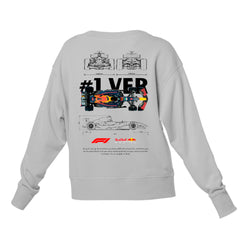 Moletom Gola Redonda Unissex F1 Red Bull CAR TEMPLATE