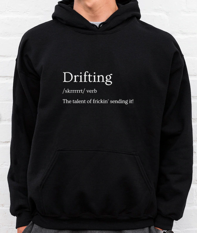 Moletom Canguru Unissex Drifting-PRETO