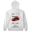 Moletom Básico Com Capuz Unissex Mitsubishi Lancer R-BRANCO