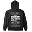 Moletom Básico Com Capuz Unissex Bugatti Chiron v2 black-PRETO