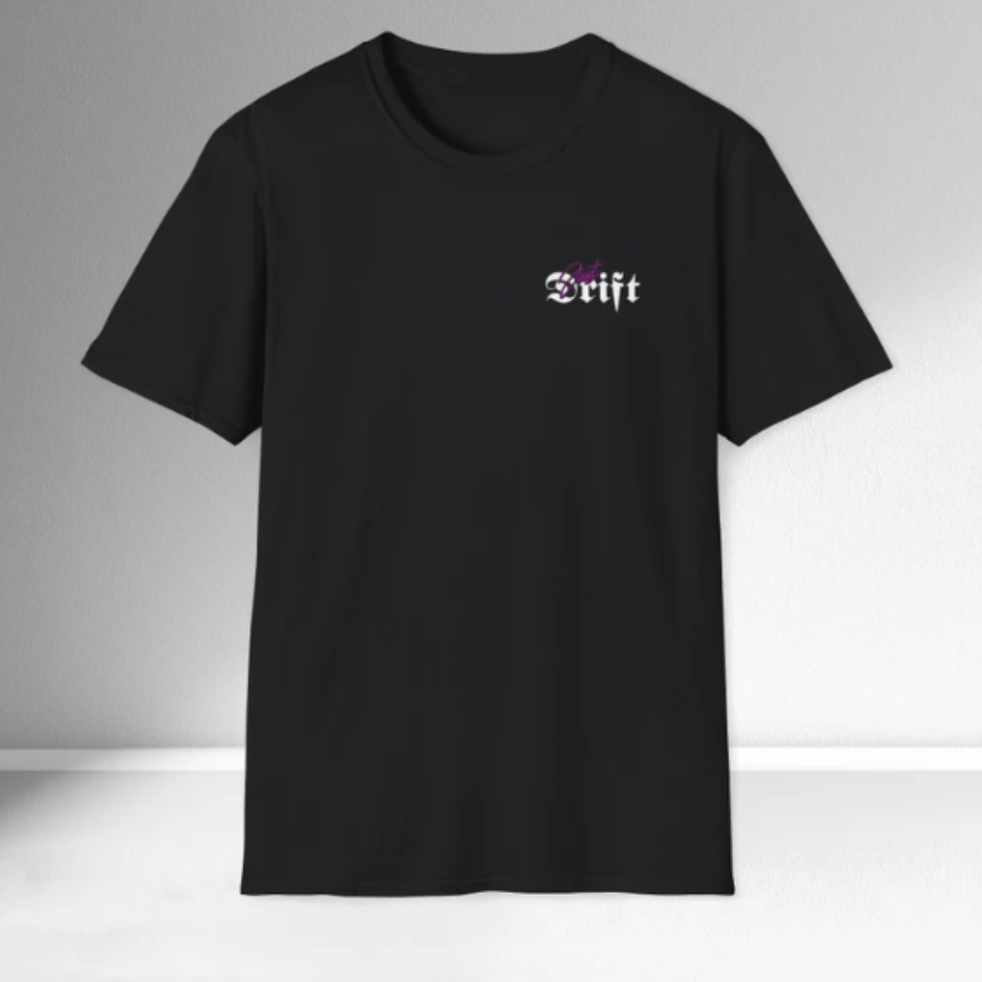Camiseta Básica Unissex Just Drift - preto