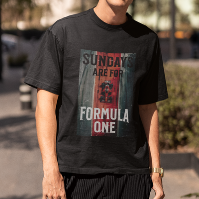 Camiseta Básica Unissex Sunday's Are For F-1