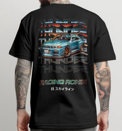 Camiseta Básica Unissex Thunder- preto